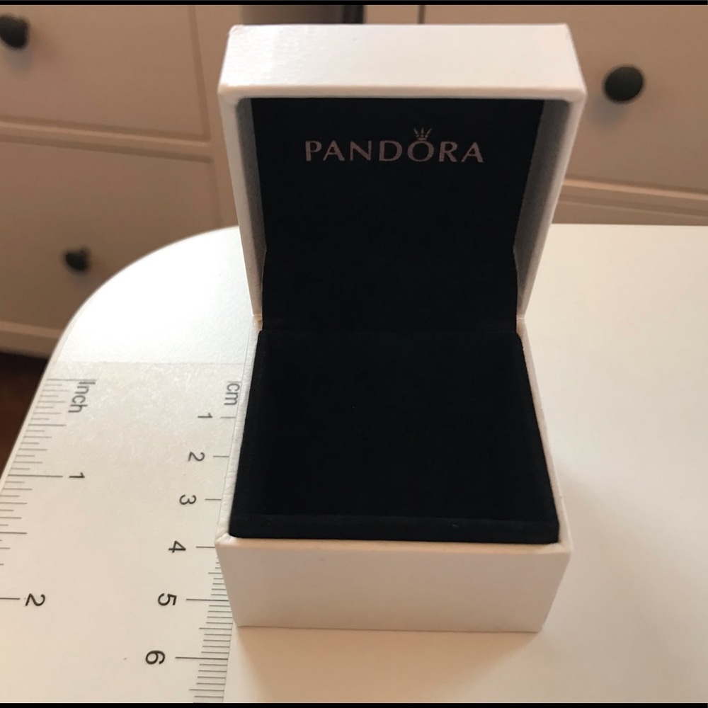 2” square Pandora bead/ charm gift box